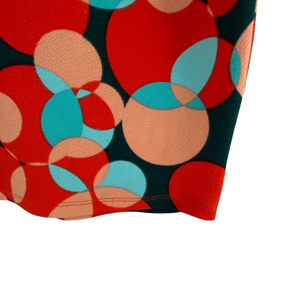 LuLaRoe Womens Cassie Pencil Circle Print Skirt L Stretch Colorful High Waisted - Picture 2 of 7